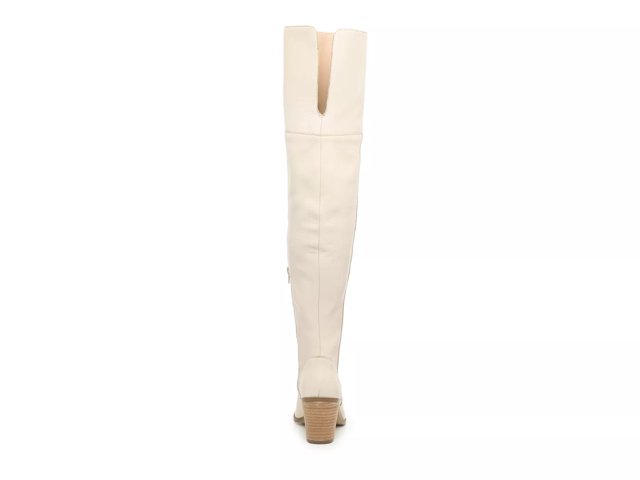 Saffron over the knee boot store