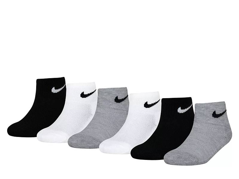 Cushioned Kids' Ankle Socks - 6 Pack