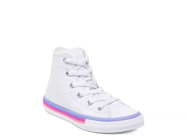 Converse Chuck Taylor All Star Stripe High Top Sneaker Kids
