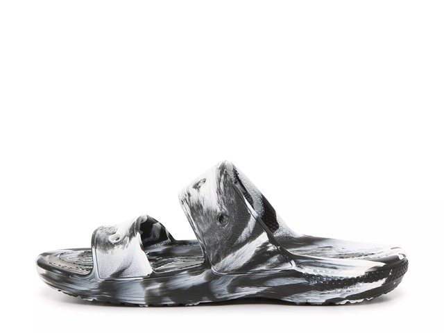 crocs sandals marble