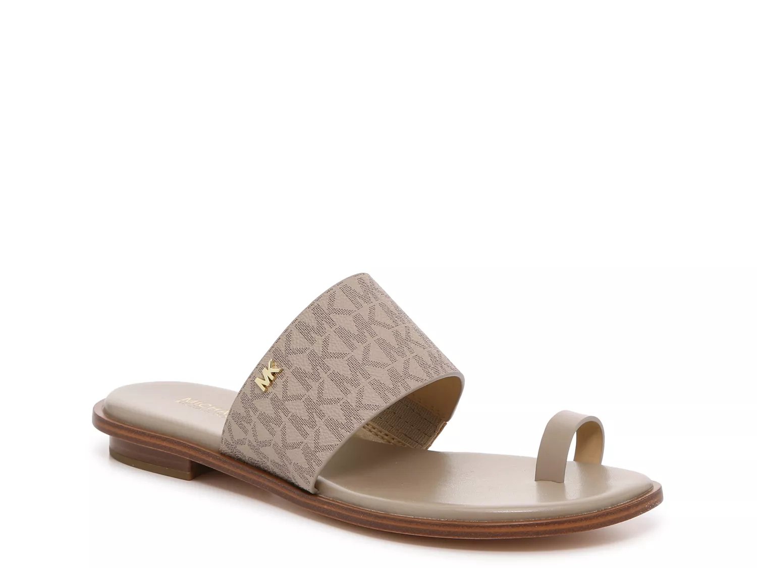 mk slip on sandals