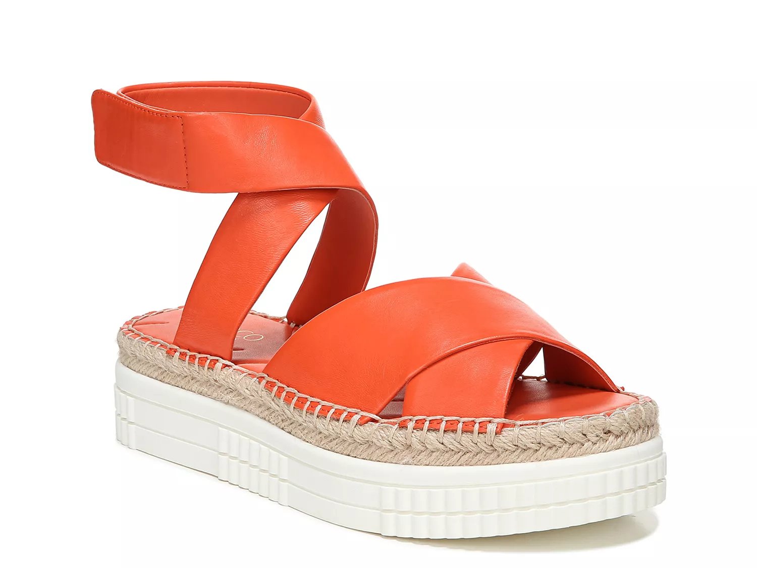 franco sarto orange sandals
