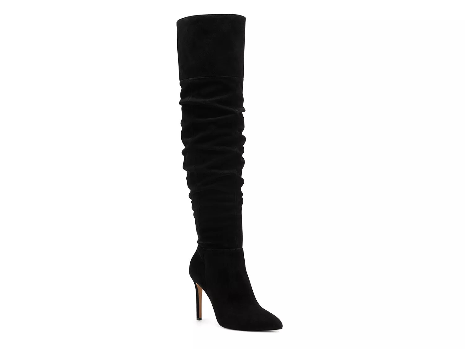peep toe thigh high boots size 11