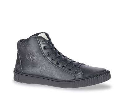 Men's High Top Sneakers - Black - DS Belano