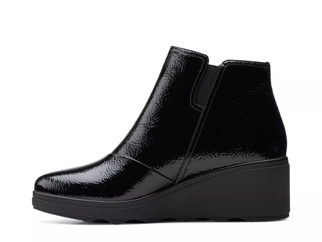 clarks mazy eastham black leather