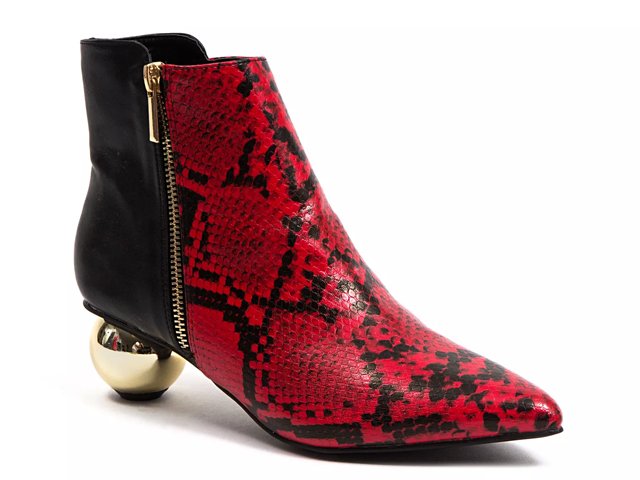 Snakeskin booties dsw on sale