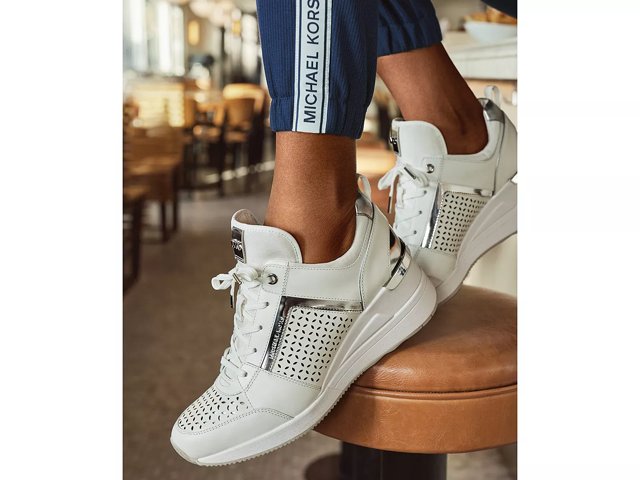 Michael Michael Kors Georgie Wedge Sneaker - Free Shipping | DSW