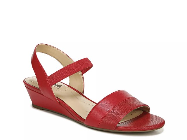 Dsw red wedge sandals hotsell