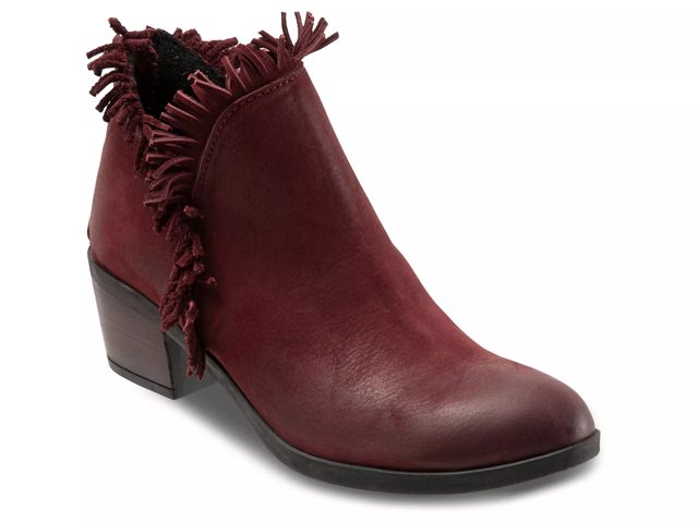 Burgundy booties dsw sale