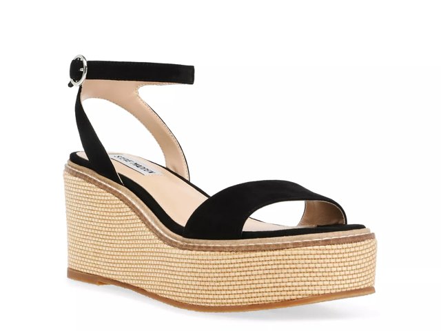 Steve Madden Composed Wedge Sandal - Free Shipping | DSW