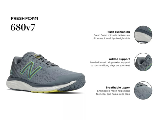 New balance 680 mens hotsell