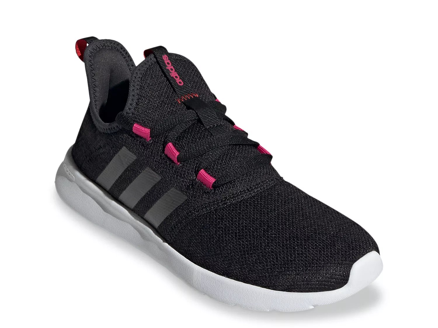 Adidas cloudfoam best sale pink and black