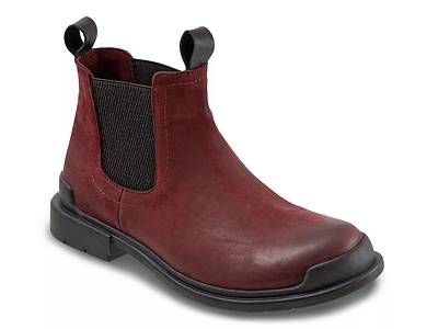 Red chelsea hot sale boots ladies