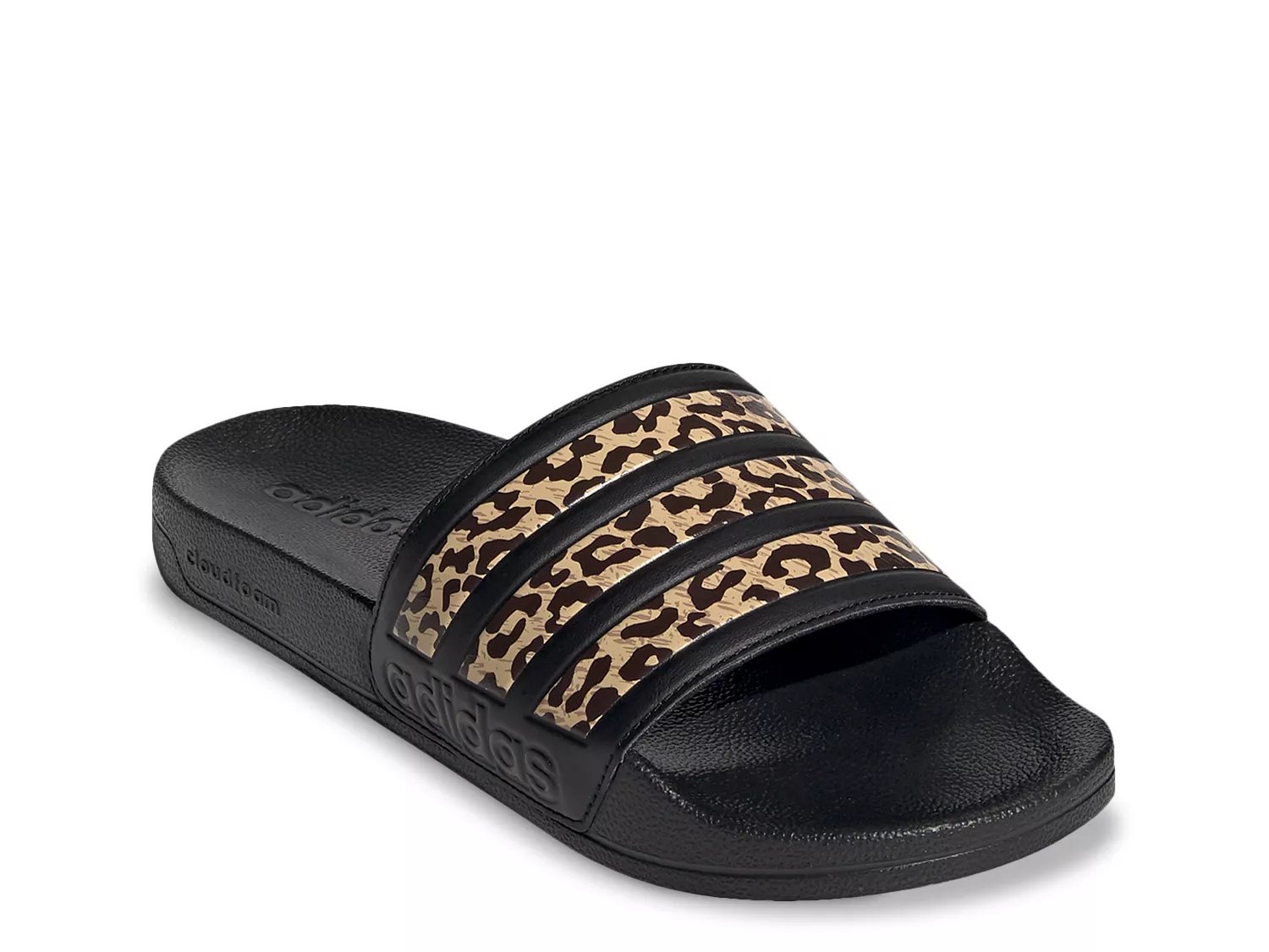 Adilette leopard slides on sale