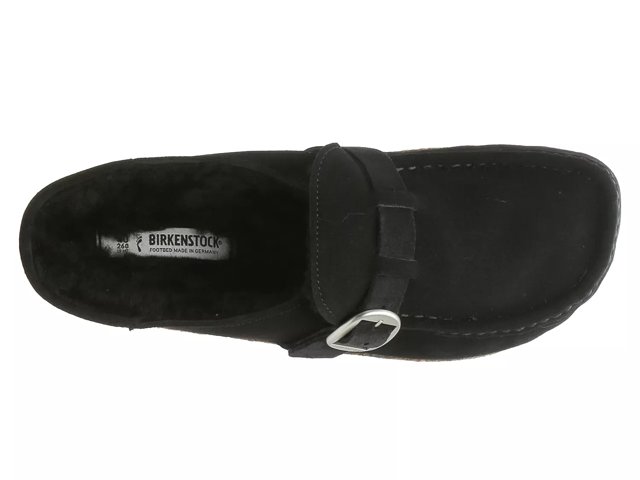 Birkenstock buckley shearling clearance black