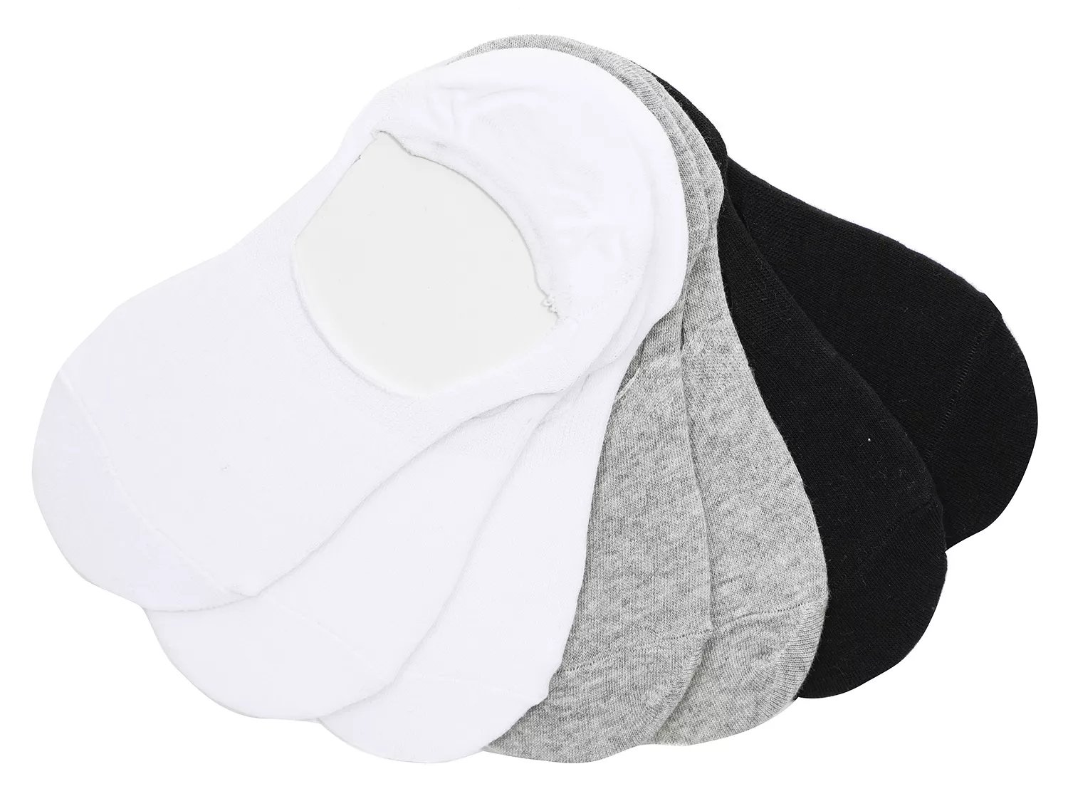 MeMoi High Cut Women's No Show Liners - 7 Pack - Free Shipping