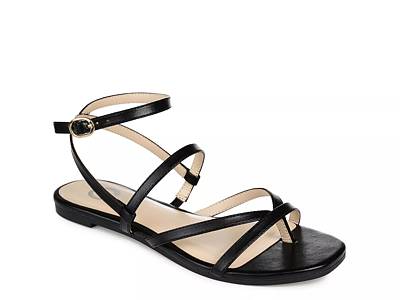 Dsw black sales flat sandals