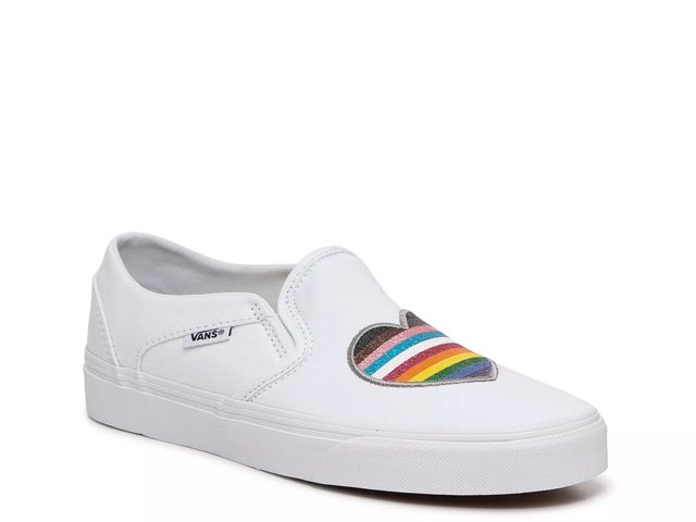 Dsw white slip on vans new arrivals