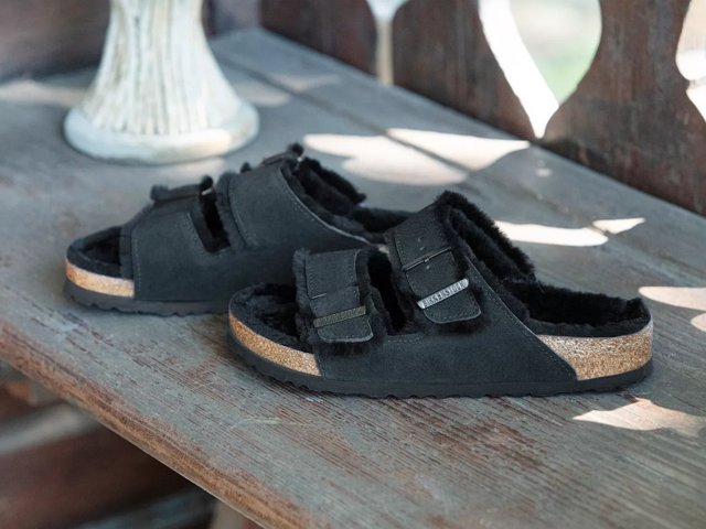 Men's gray birkenstocks sale