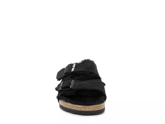 Birkenstock Arizona Shearling Slide Sandal - Men's - Free