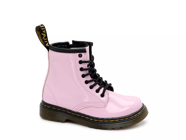 Pink doc martens baby cheap