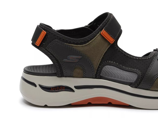 Skechers mens walking sandals store