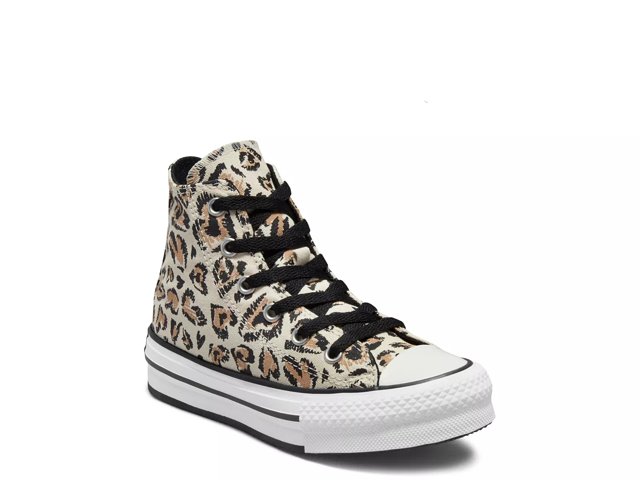 Converse leopard print kids deals