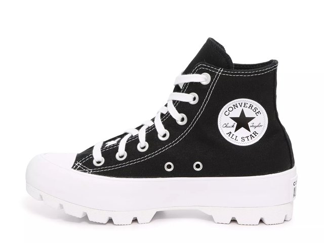 converse lugged leather high tops