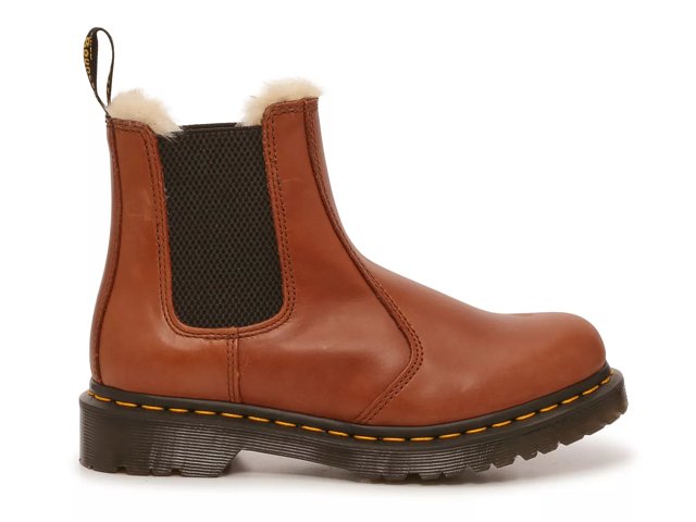 Brown chelsea dr martens shop