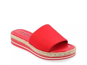 Dsw red sale flat sandals