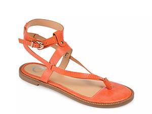 Dsw orange hot sale sandals