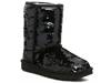 Classic Short Sequin Bootie Black/Orange/Pink view