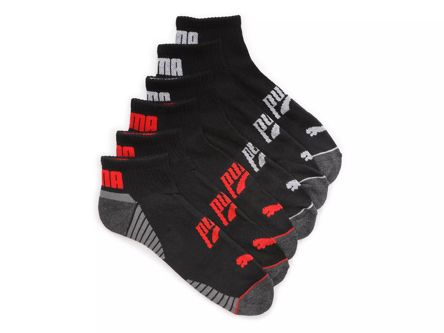  Training Men's Ankle Socks - 6 Pack 