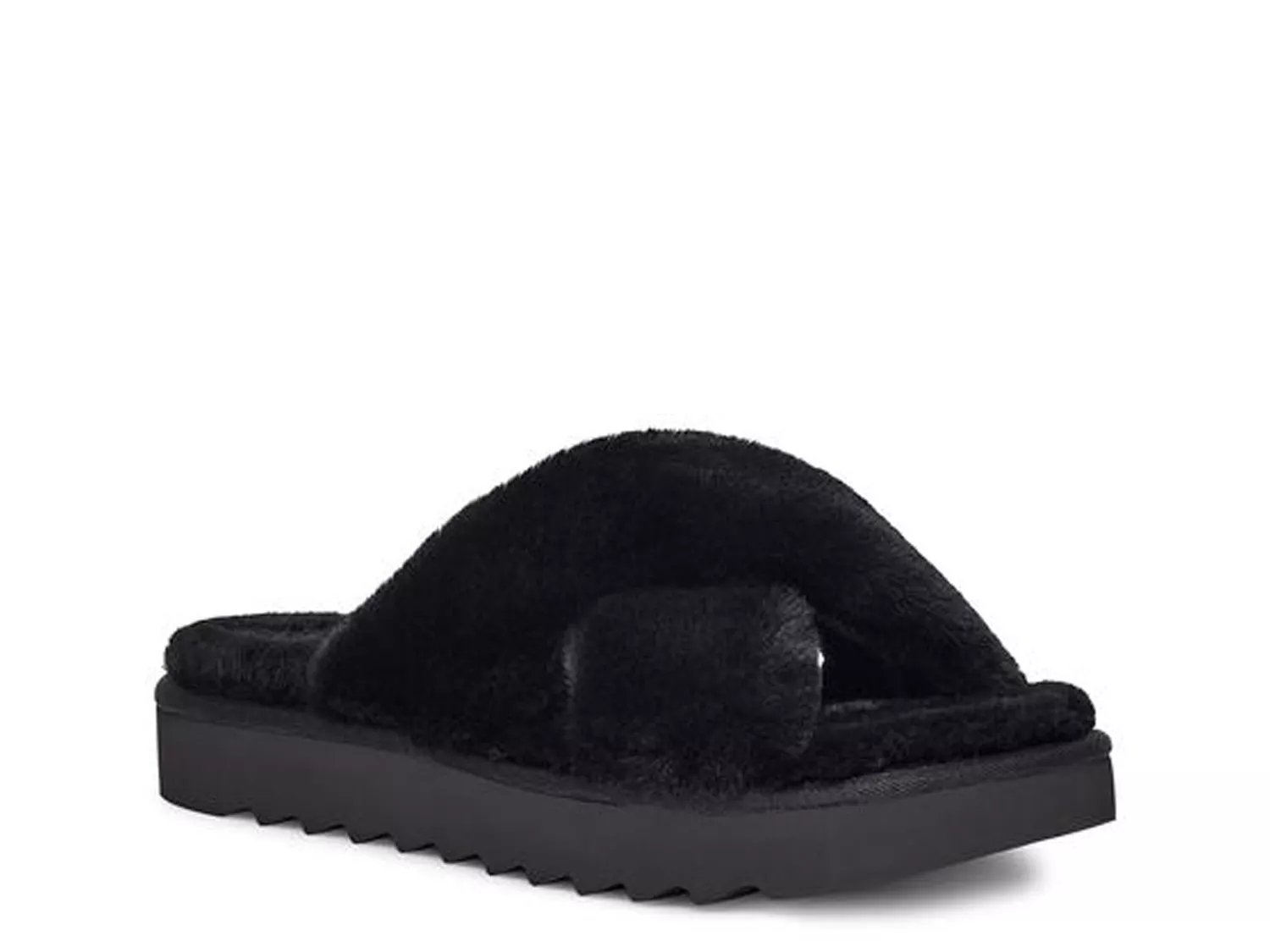 Koolaburra by ugg fuzzn best sale platform sandal