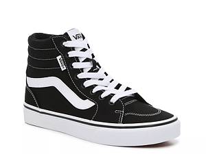 Black vans clearance womens high top