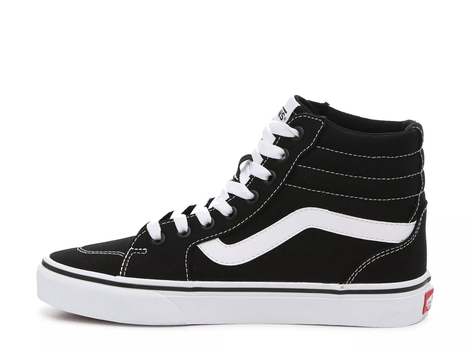 black high top vans for women