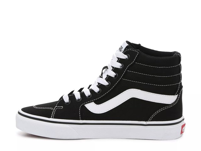 Vans black hightops on sale