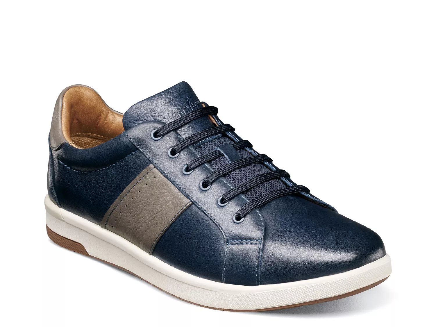 Florsheim Wide Width Crossover Plain Toe Sneaker | Men's | Navy/Grey | Size 10.5 | Sneakers