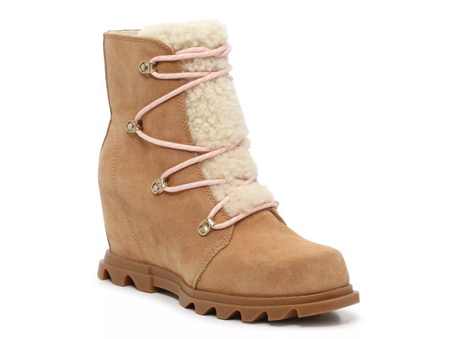 Joan of arc wedge shearling sales
