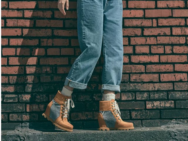 sorel wedges boots sale