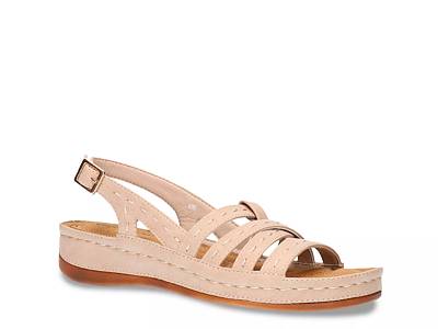 Women's Easy Street Kehlani Sandals in Natural Size 9