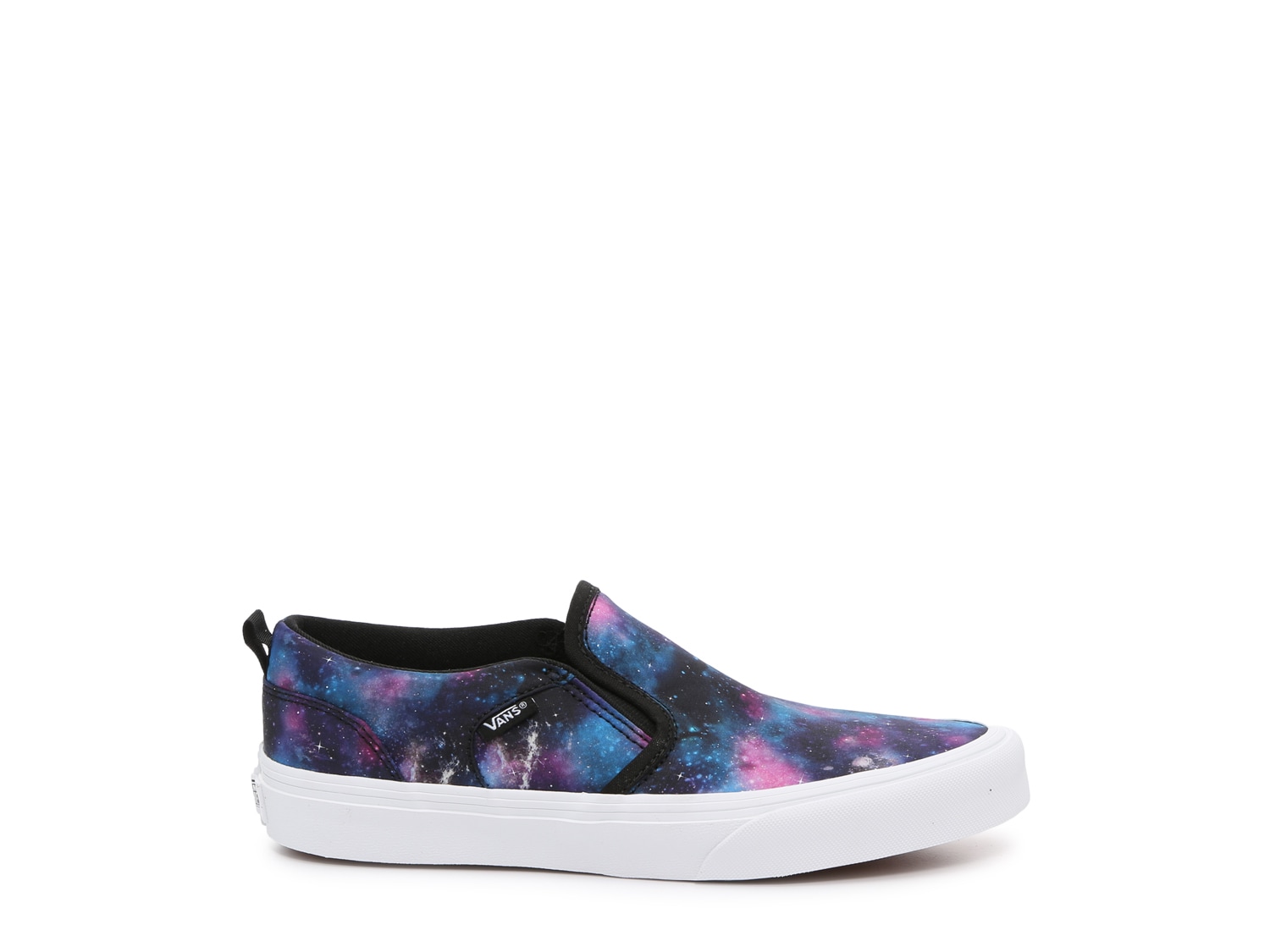 vans holographic leather slip on sneakers