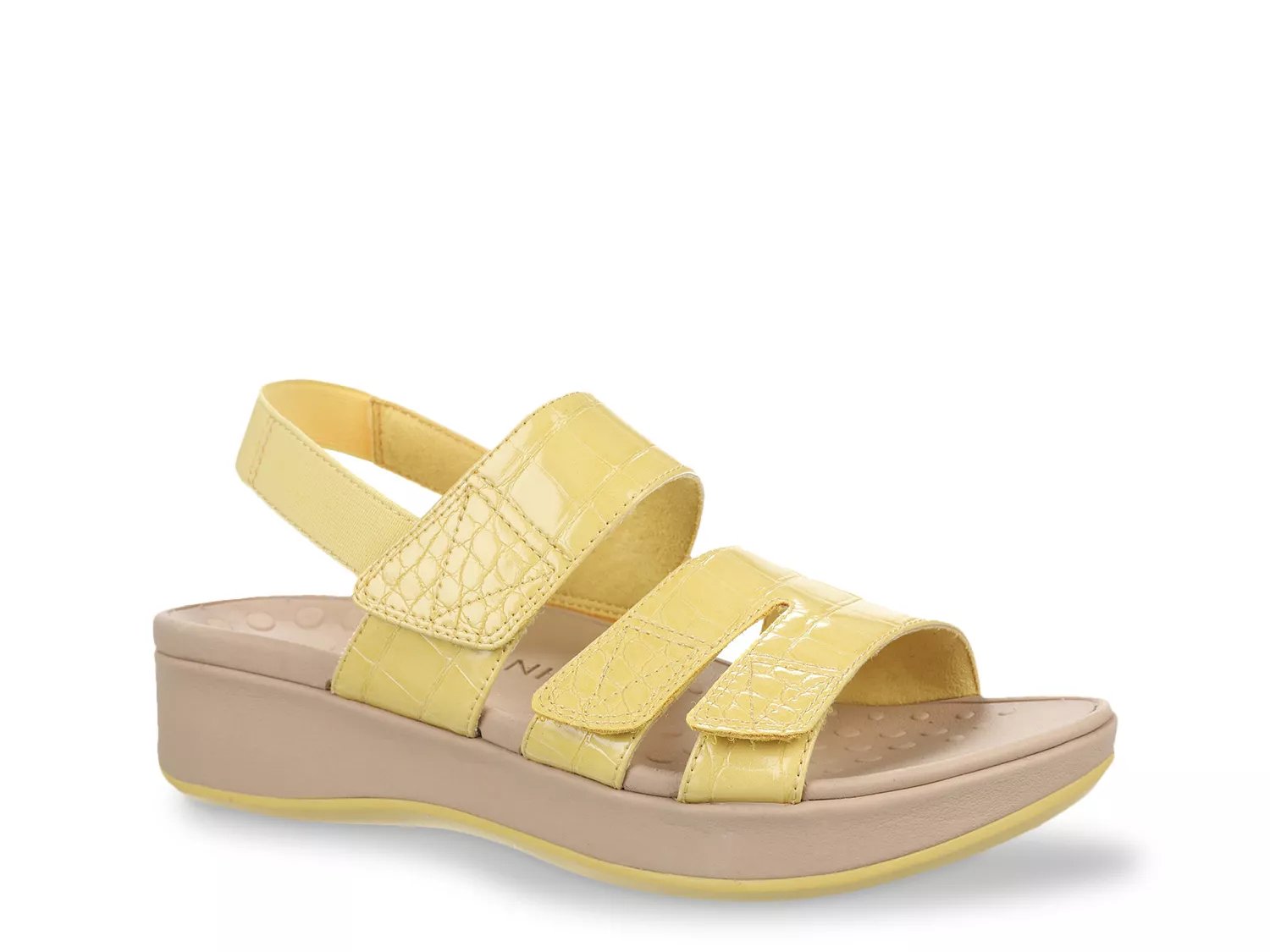 vionic violet wedge sandal