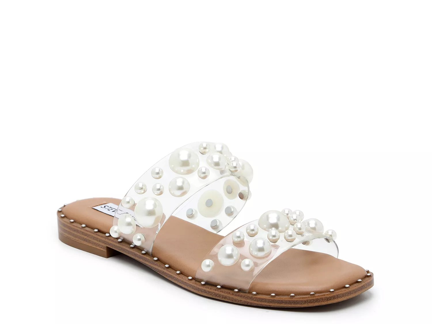 Steve madden store slides with pearls