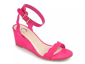 Pink store wedges dsw