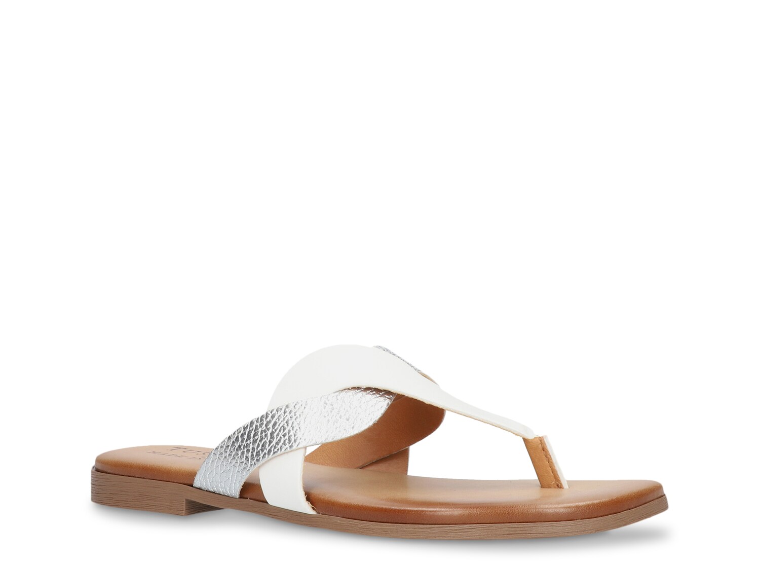 dsw white flip flops