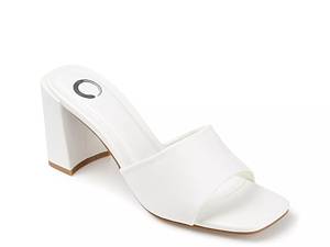 Dsw white hot sale block heels