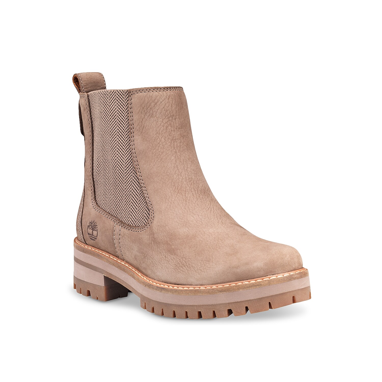 Timberland Courmayeur Valley Chelsea Boot | Women's | Taupe | Size 6.5 | Boots | Block | Bootie | Chelsea | Lug | Platform