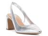 Hamden Pump Silver Metallic Leather view