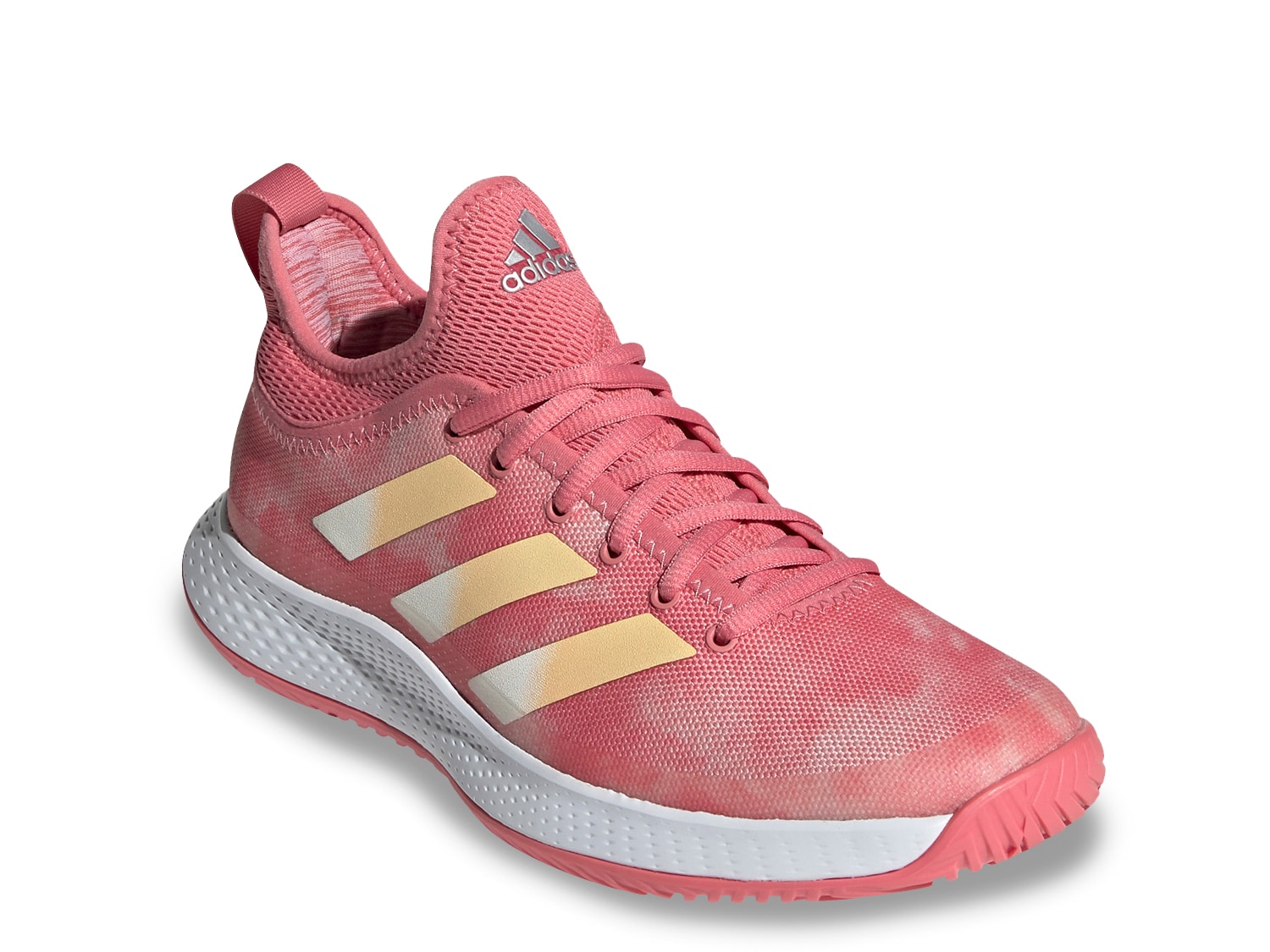 pink and red adidas shoes